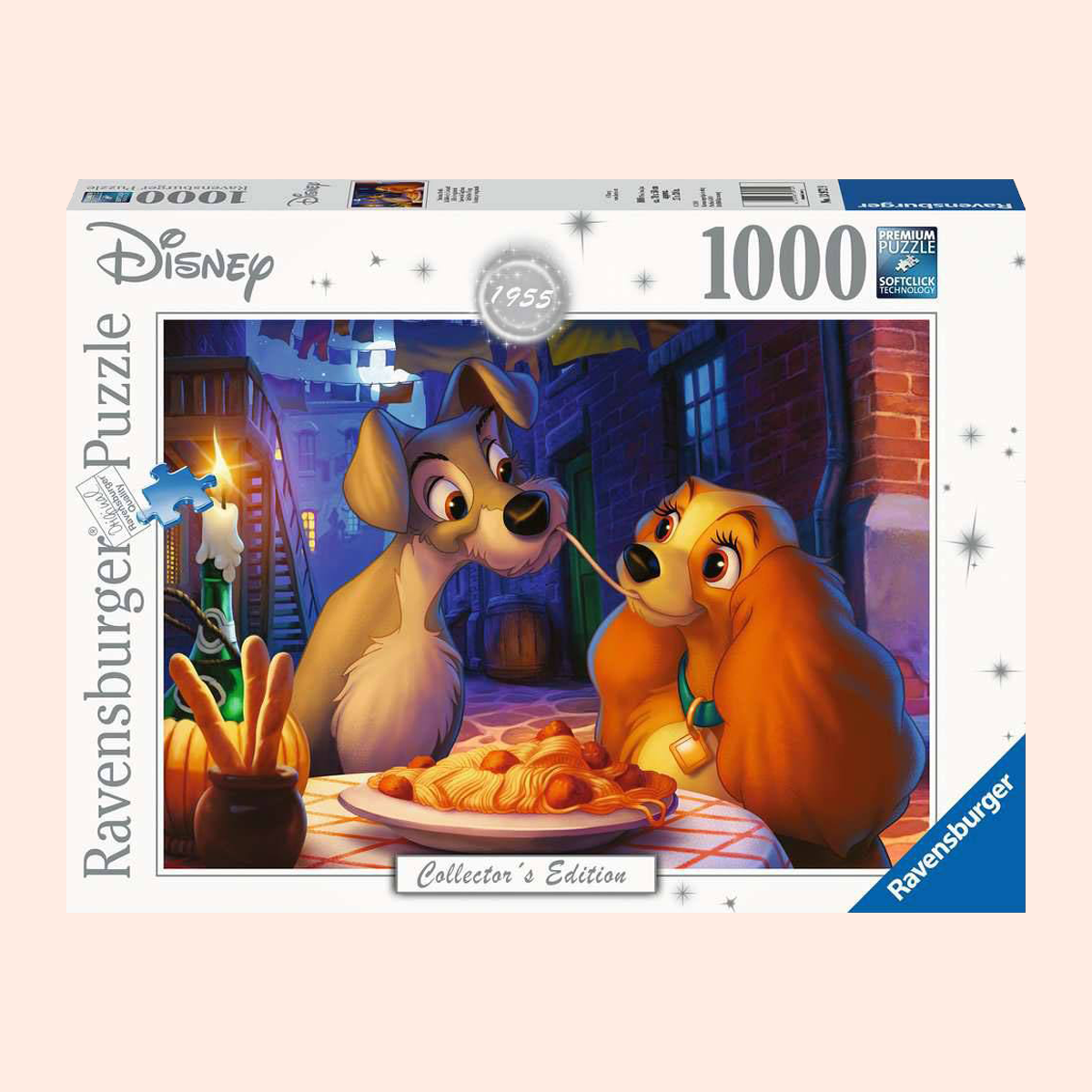 Puzzle La Belle et le Clochard – 1000 pièces boite